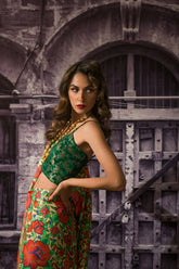Maheen Khan - JADE BLOUSE - Green - Jamawar - 1 Piece